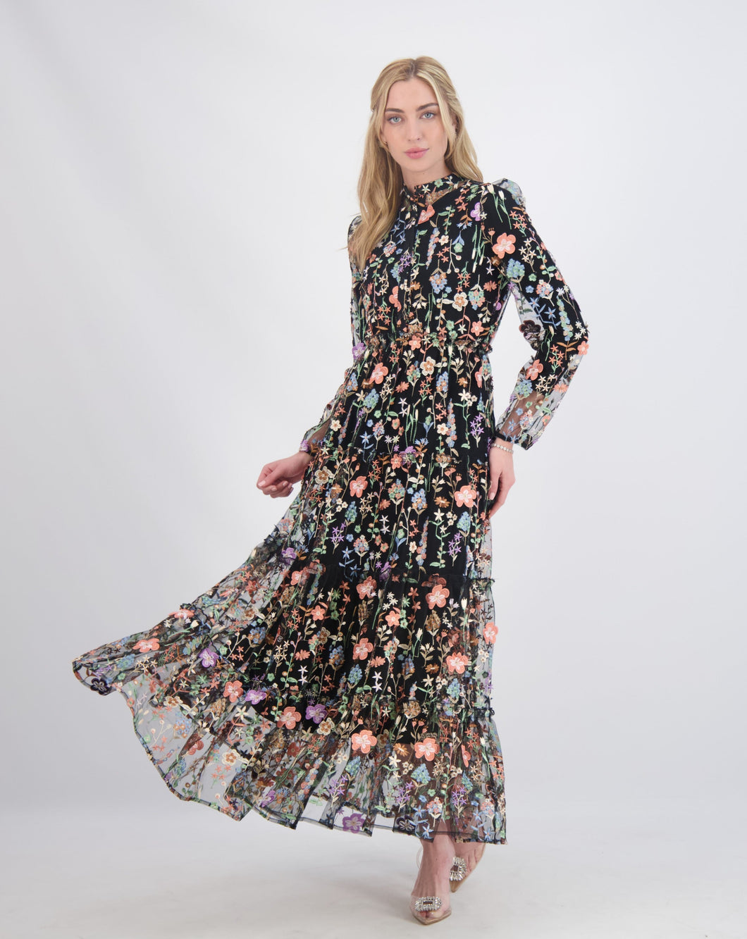 Floral Tulle Dress
