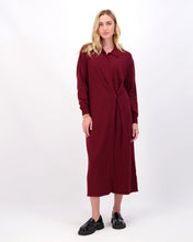 Load image into Gallery viewer, *FINAL SALE*   Knit Cardigan Dress in Burgundy
