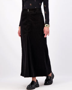 *FINAL SALE*   Corduroy Skirt in Black