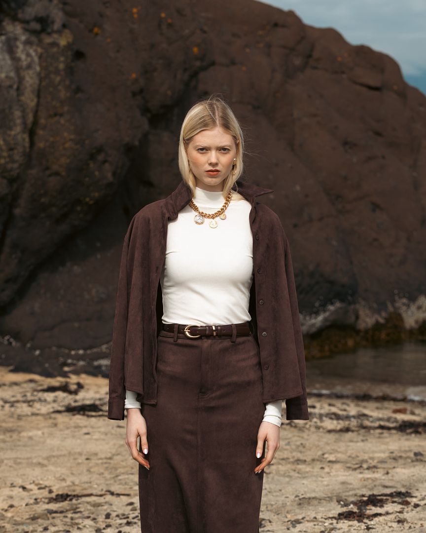 Suede Blouse