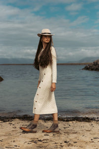 Cable Knit Sweater in Cream
