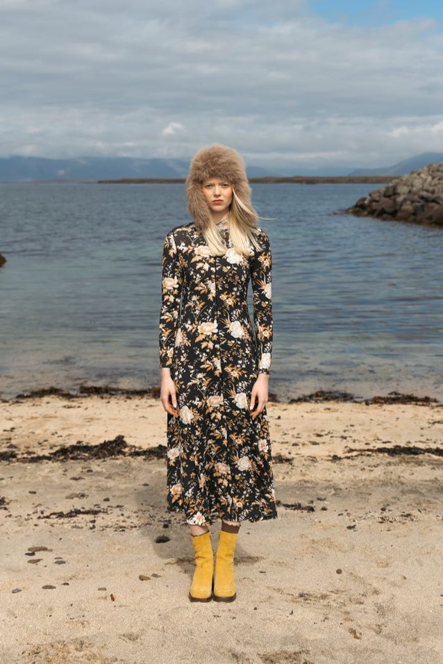 Printed Jersey Dress