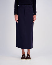 Load image into Gallery viewer, Ponte Midi Skirt in Navy
