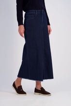 Load image into Gallery viewer, Dark Denim Straight Skirt
