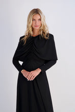 Load image into Gallery viewer, Cape Dress in Black
