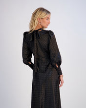 Load image into Gallery viewer, Black Polka Dot Dress
