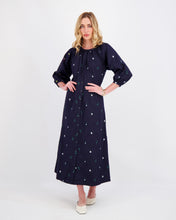 Load image into Gallery viewer, *FINAL SALE* Embroidered Dress in Navy
