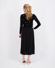 Load image into Gallery viewer, Embroidered Cardigan and Dress Set in Black
