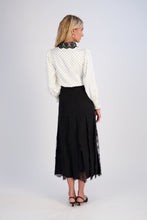 Load image into Gallery viewer, Lace Pleated Midi Skirt
