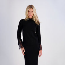 Load image into Gallery viewer, **PRE ORDER** Lace Knit Set in Black
