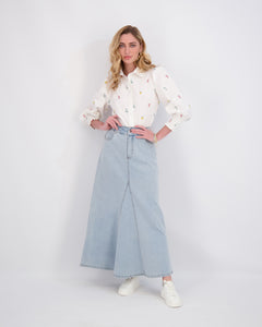 *FINAL SALE* A-line Denim Skirt