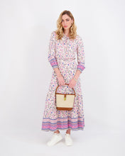 Load image into Gallery viewer, *FINAL SALE* Elastic-Waist Dress in Pink Floral
