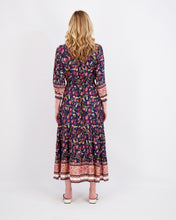 Load image into Gallery viewer, *FINAL SALE* Elastic-Waist Dress in Blue Floral
