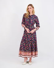 Load image into Gallery viewer, *FINAL SALE* Elastic-Waist Dress in Blue Floral
