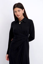 Load image into Gallery viewer, Side Knot Dress in Black
