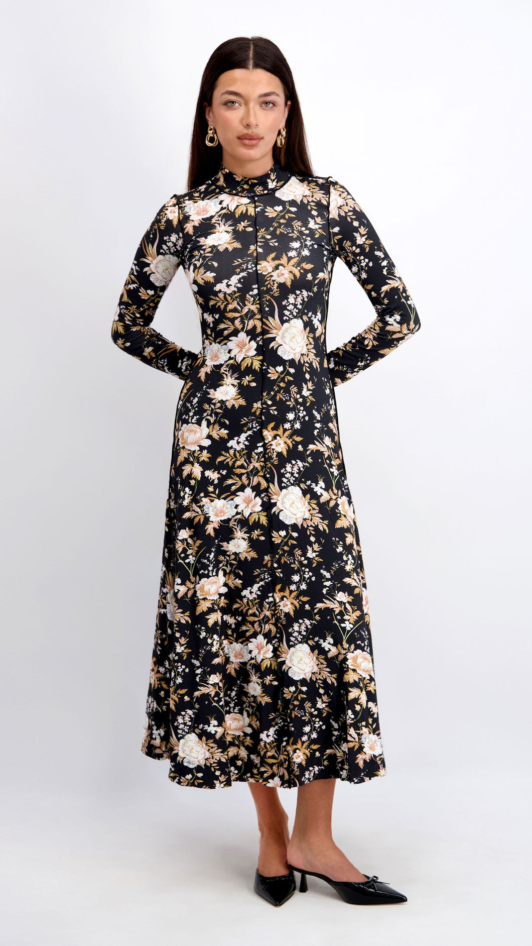 Printed Jersey Dress