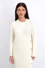Load image into Gallery viewer, Cable Knit Sweater in Cream

