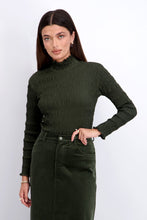 Load image into Gallery viewer, Ruched Top in Green
