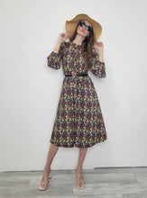 Load image into Gallery viewer, **FINAL SALE** Floral Cotton Button Down Dress Multi
