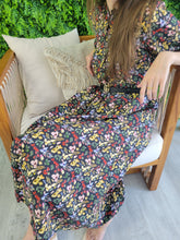 Load image into Gallery viewer, **FINAL SALE** Floral Cotton Button Down Dress Multi
