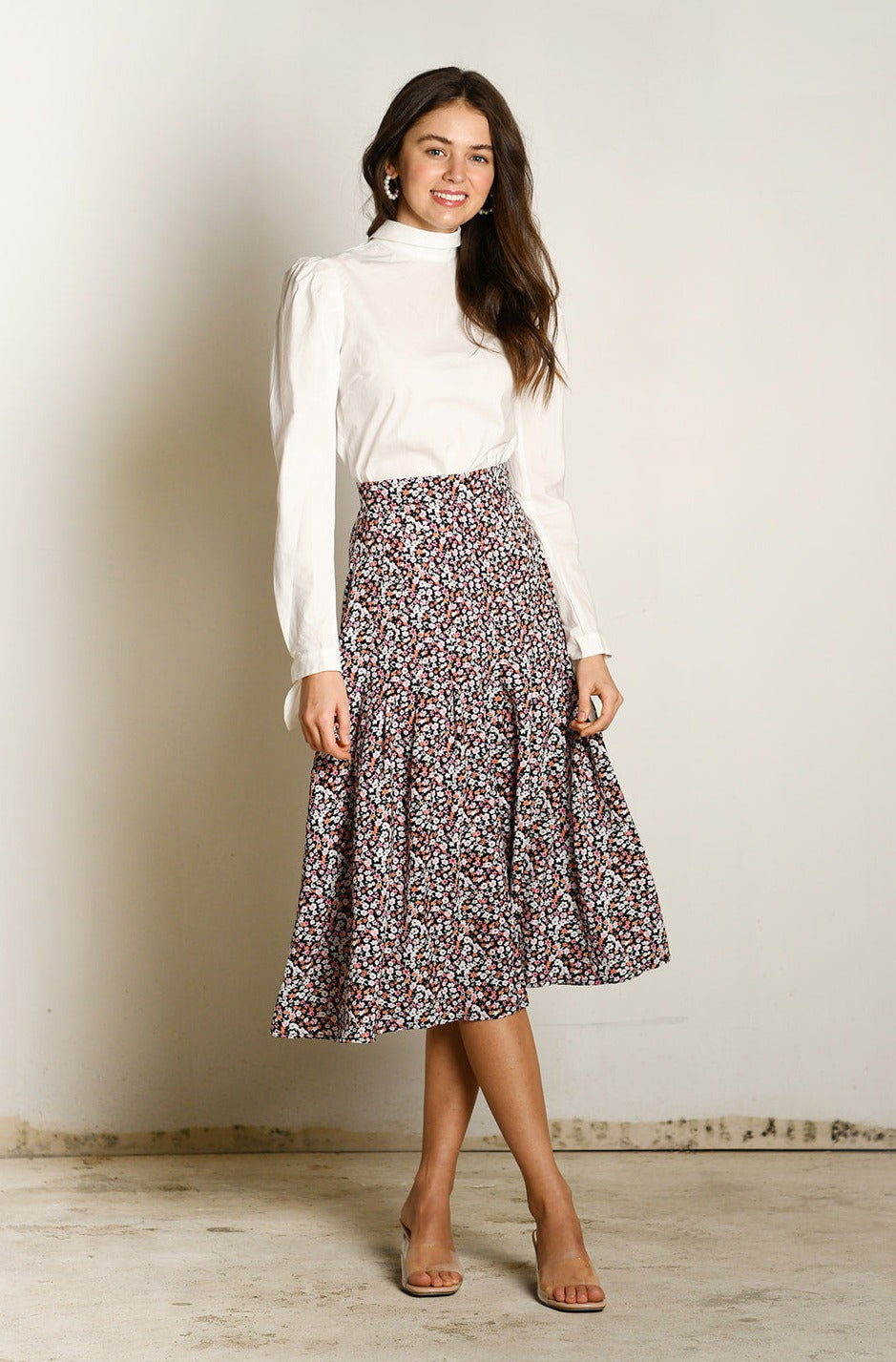 Floral best sale skirt sale